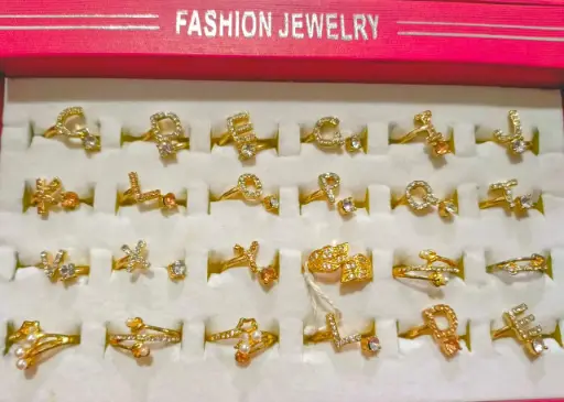 1 st LetterName Ring